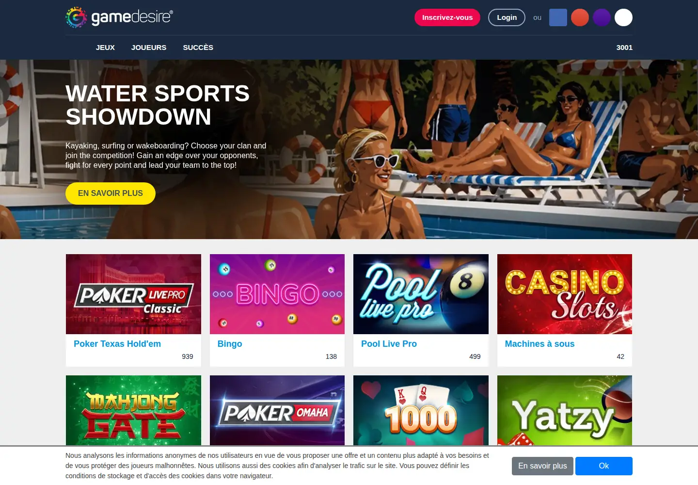 Screenshot of gamedesire.com