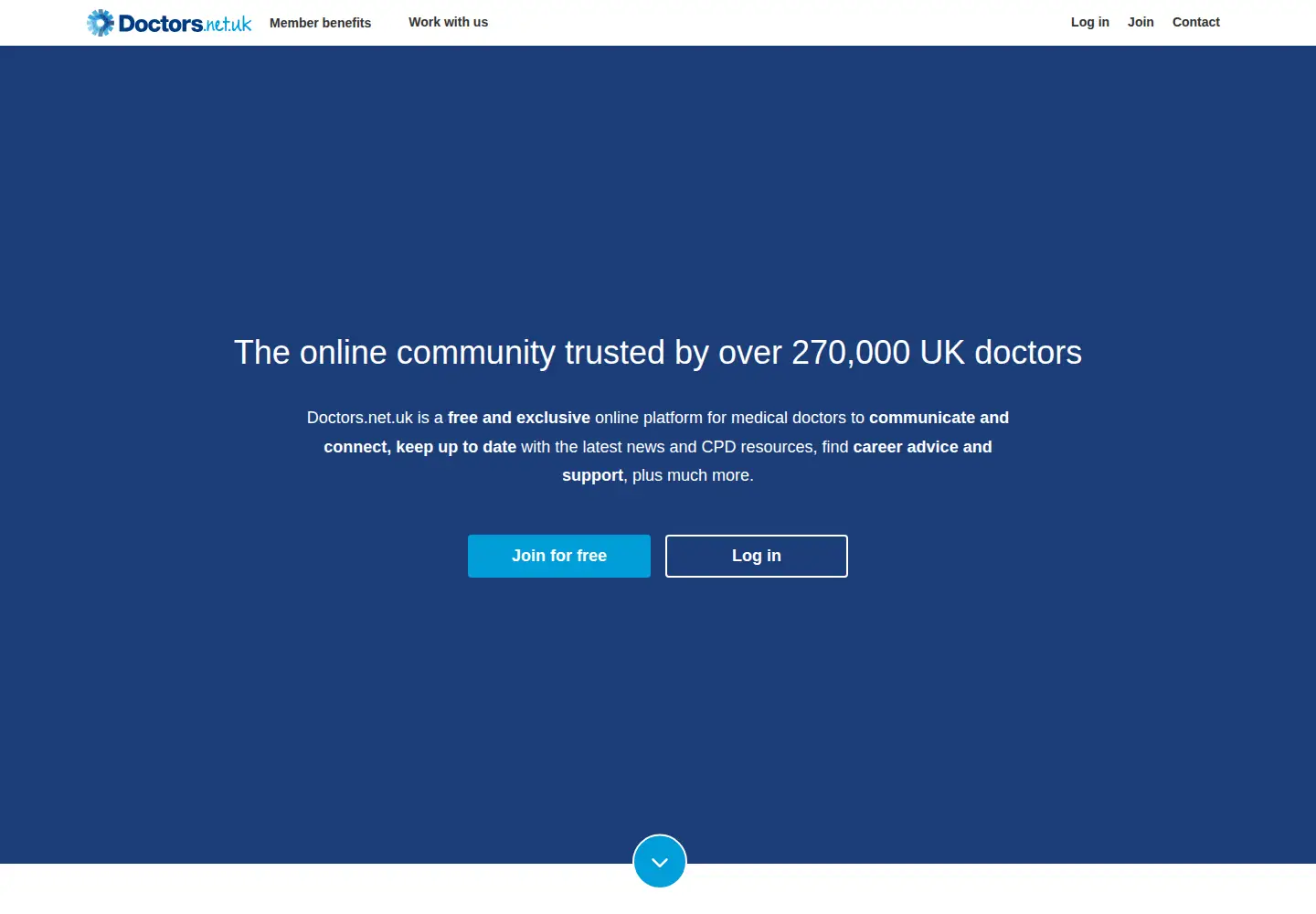Screenshot of doctors.net.uk