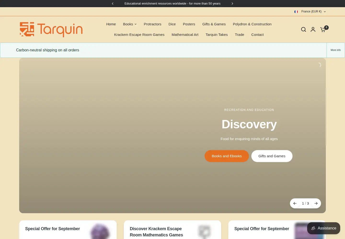 Captured homepage of tarquingroup.com in the current scan