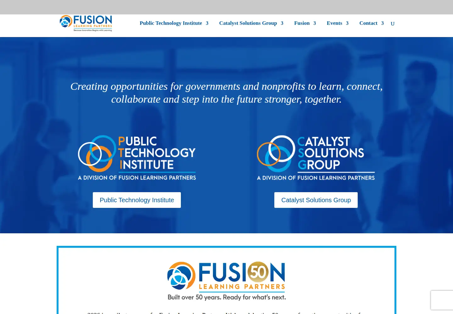 Screenshot of fusionlp.org