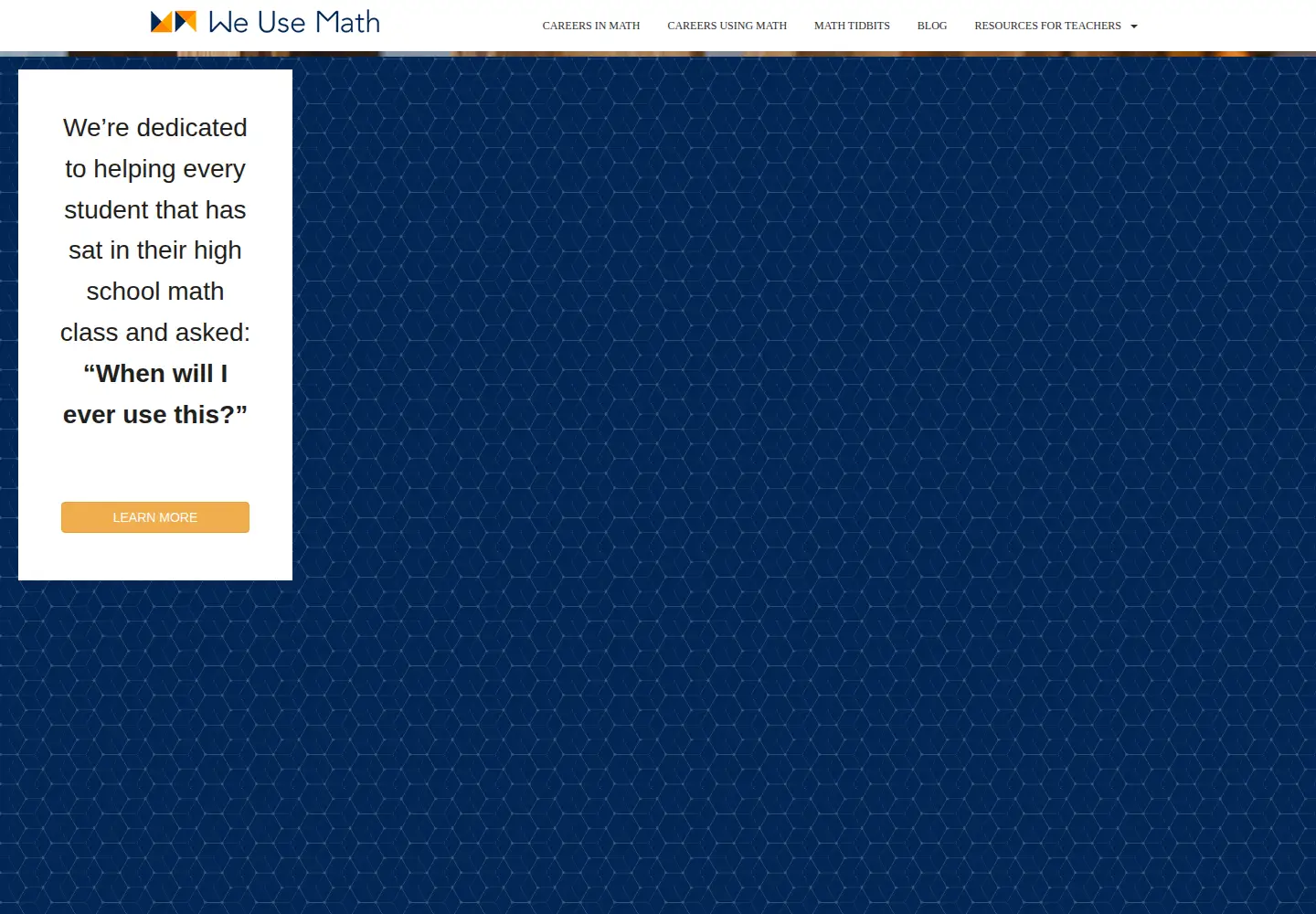 Screenshot of weusemath.org