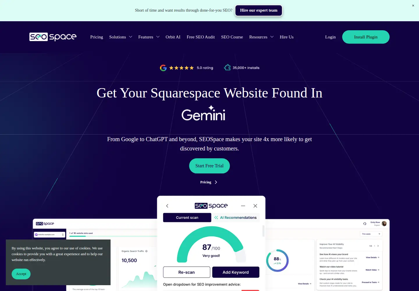 Screenshot of seospace.co