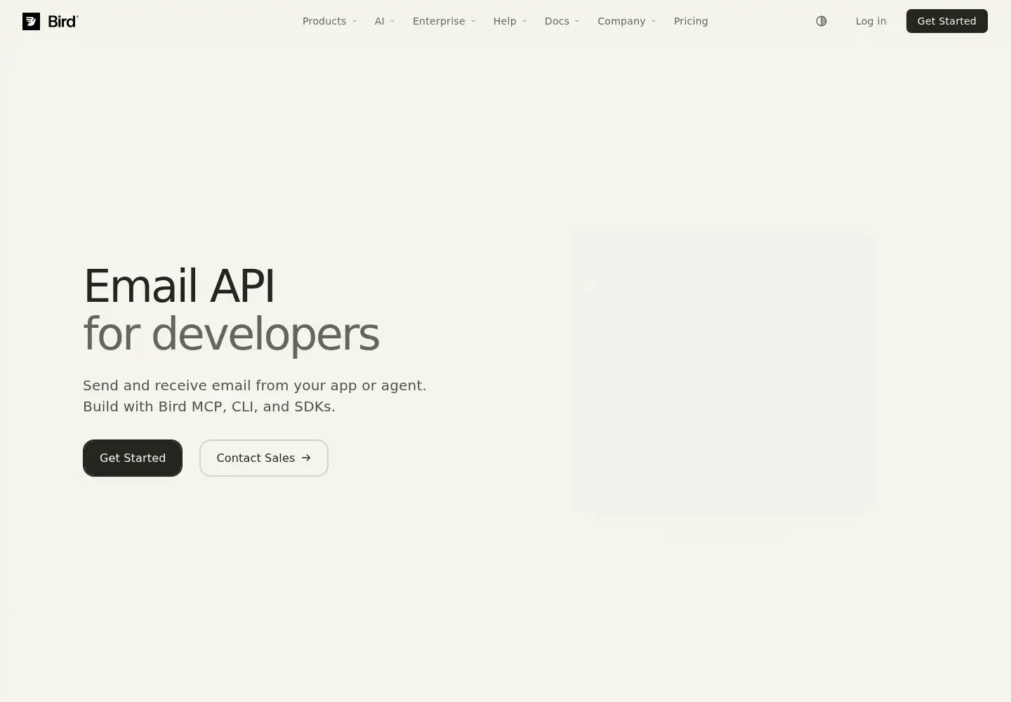 Screenshot of sparkpostmail.com