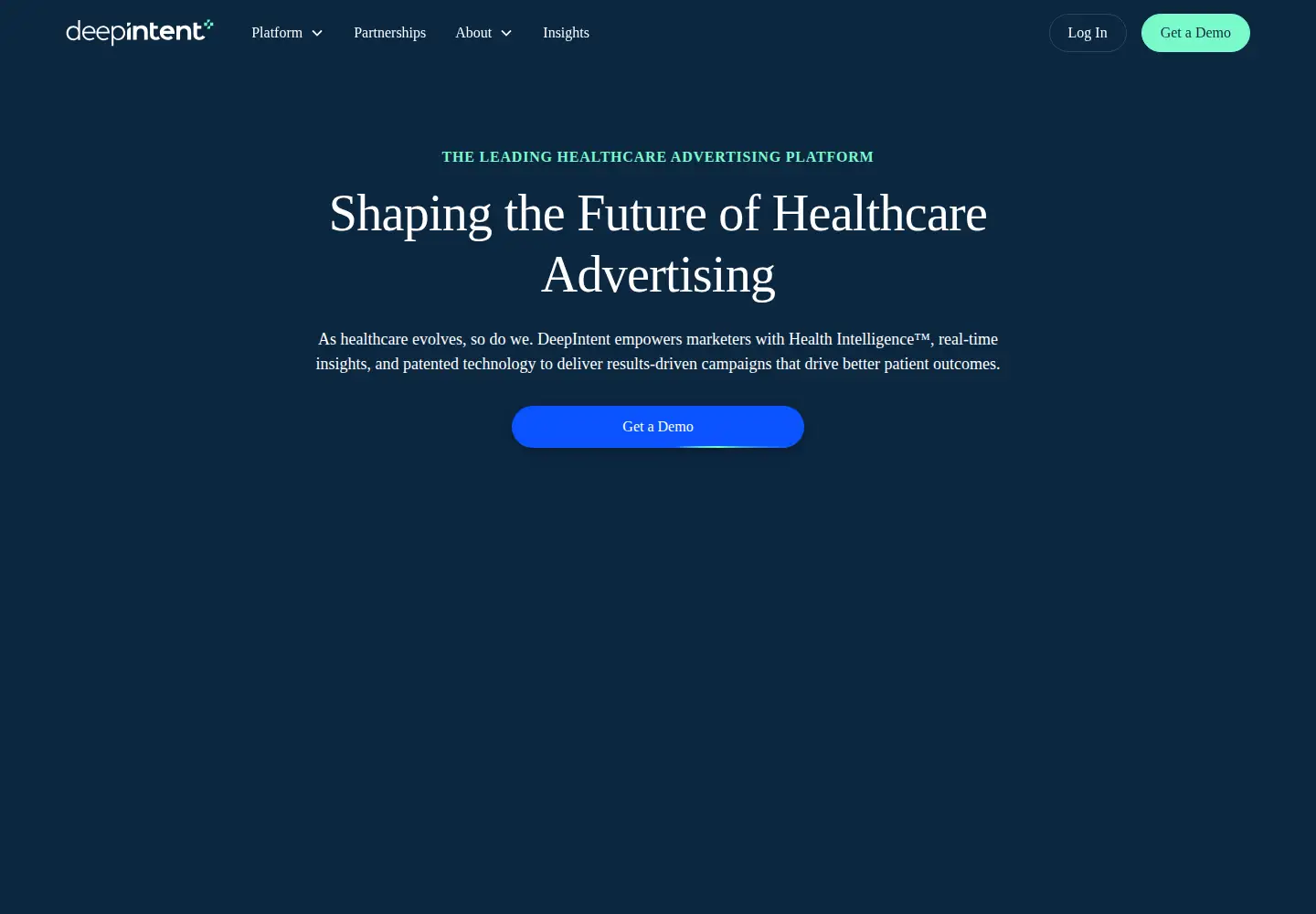 Screenshot of deepintent.com