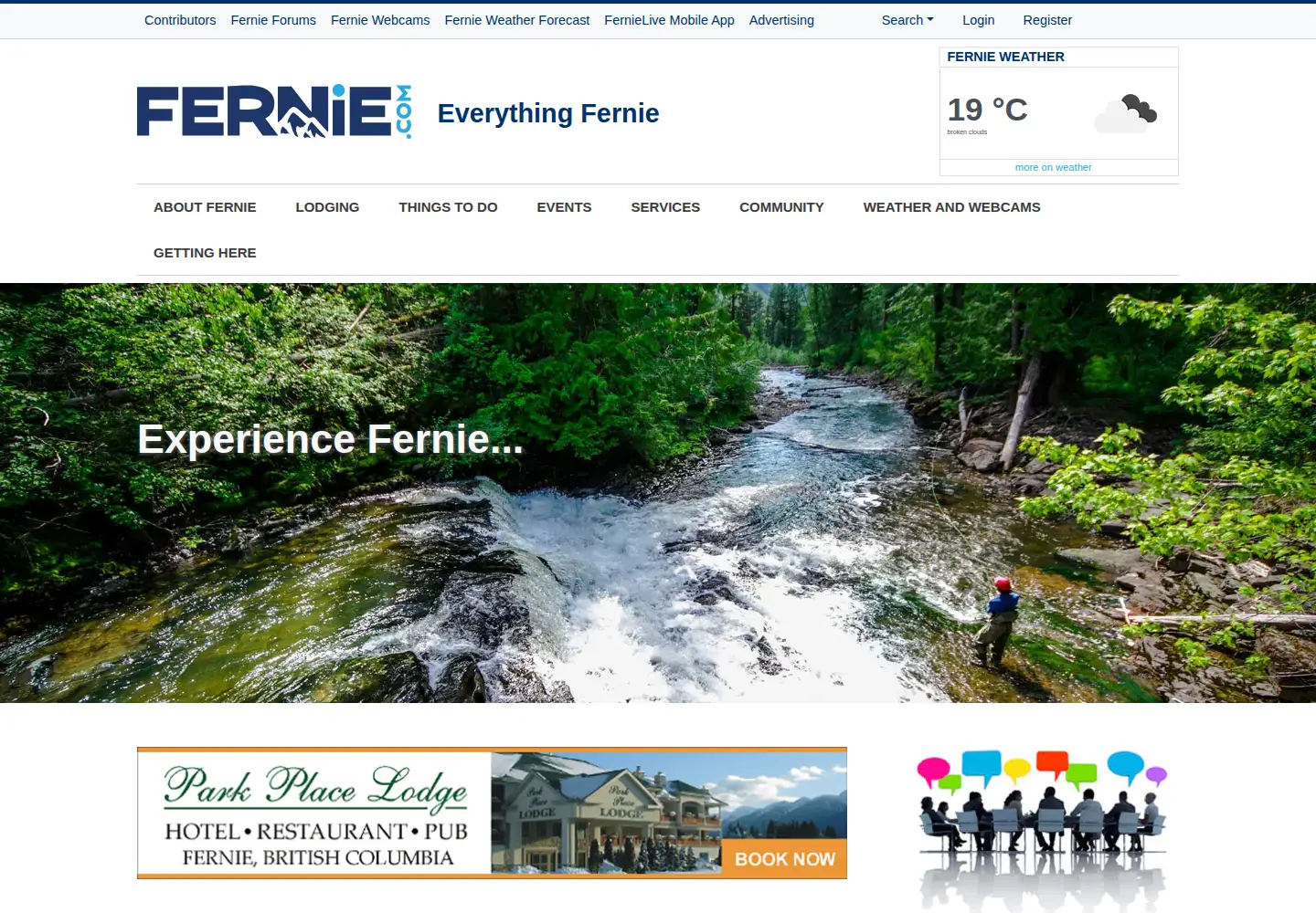 Screenshot of fernie.com