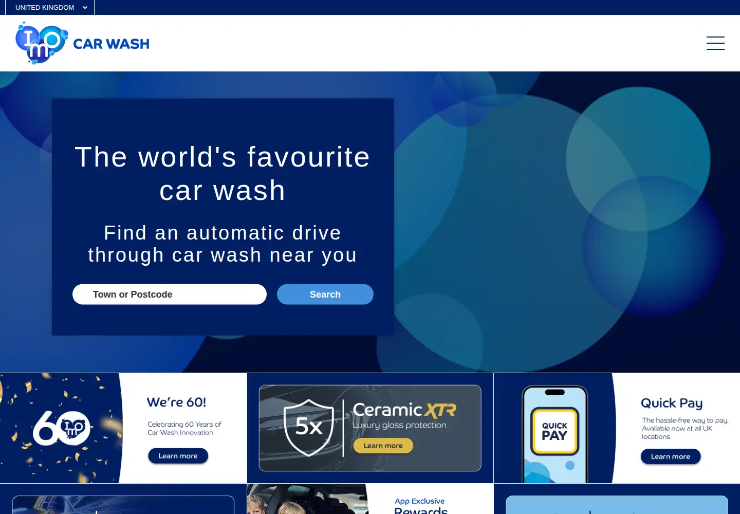 Screenshot of imocarwash.com
