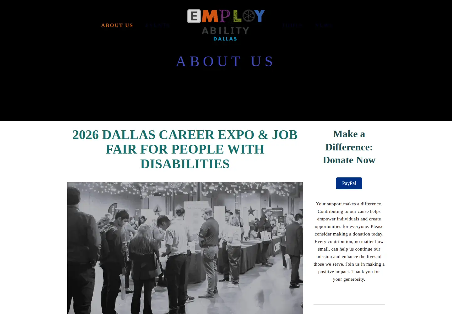 Screenshot of employabilitydallas.org