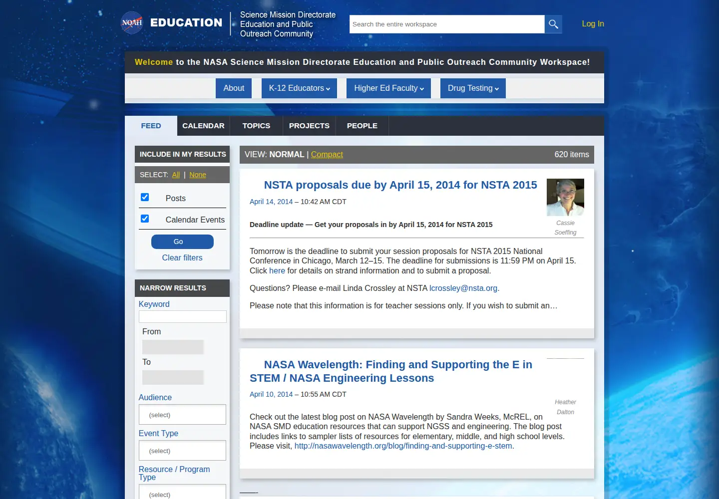 Captured homepage of smdepo.org in the current scan