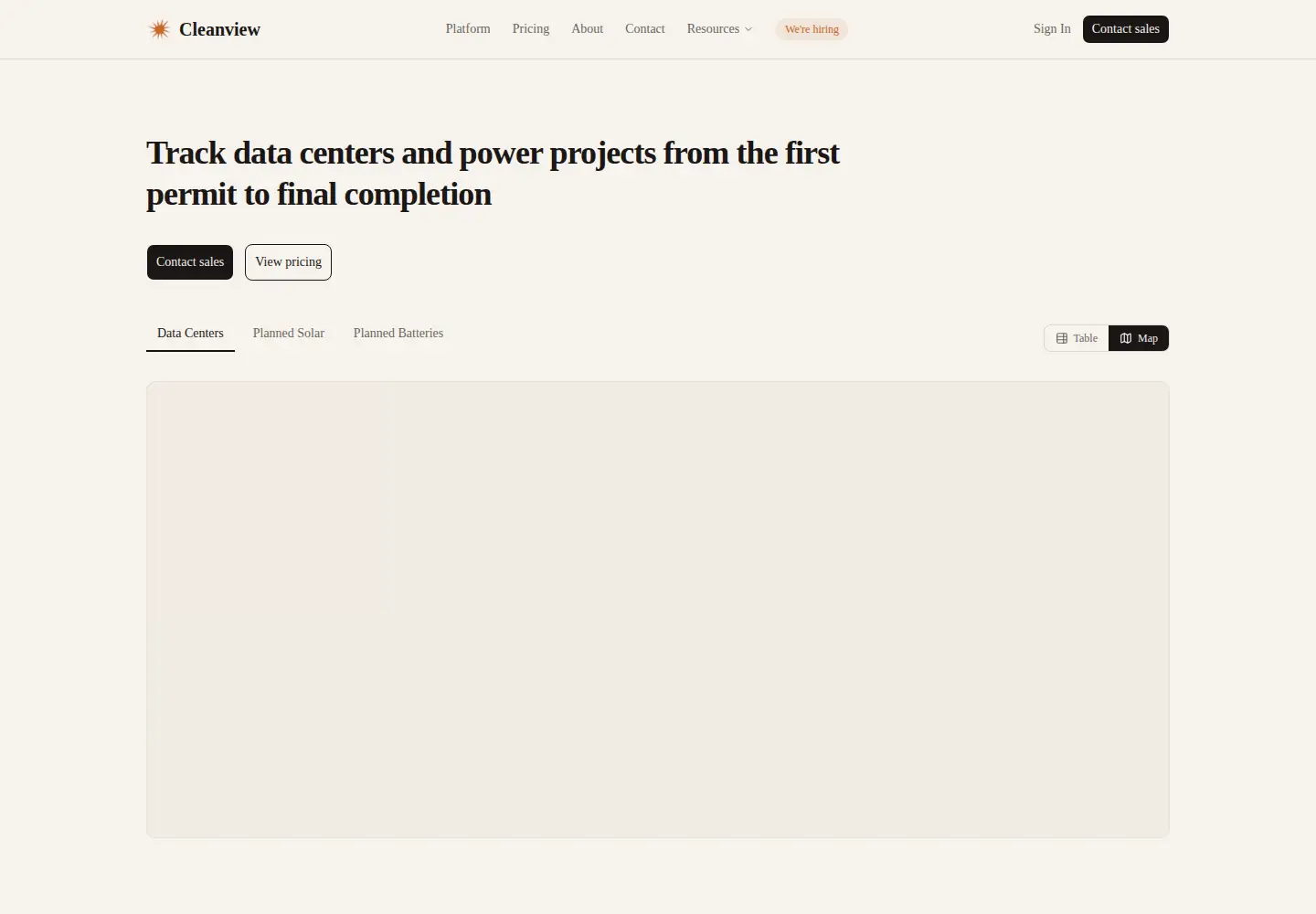 Screenshot of cleanview.co