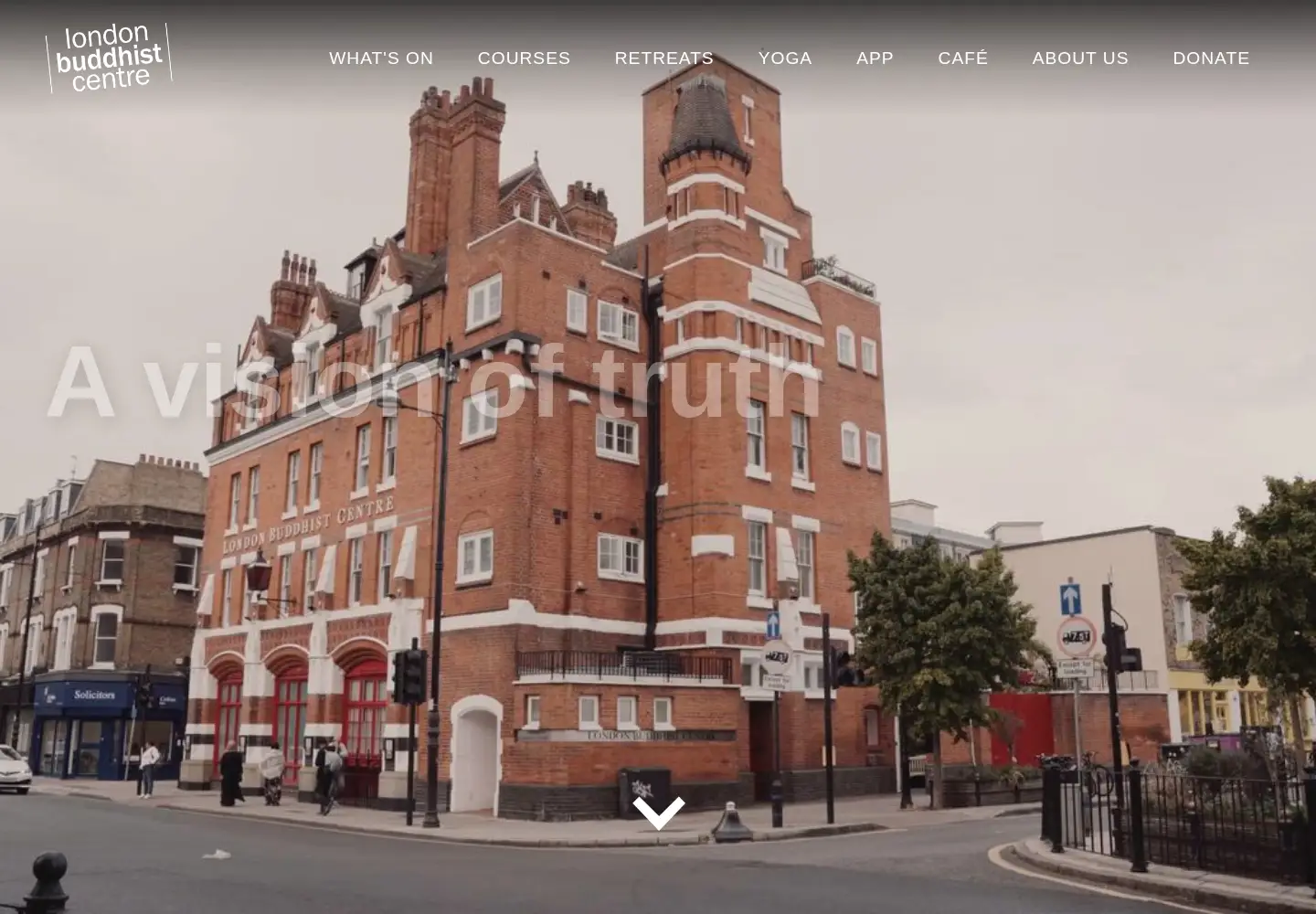Screenshot of londonbuddhistcentre.com