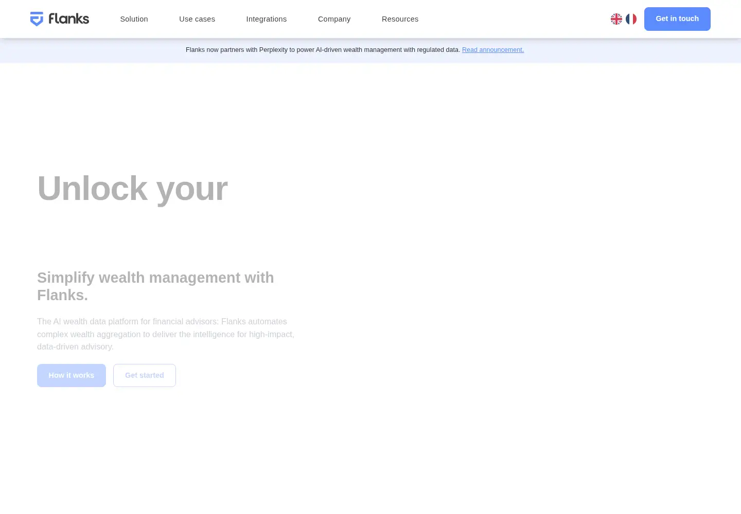 Screenshot of flanks.io