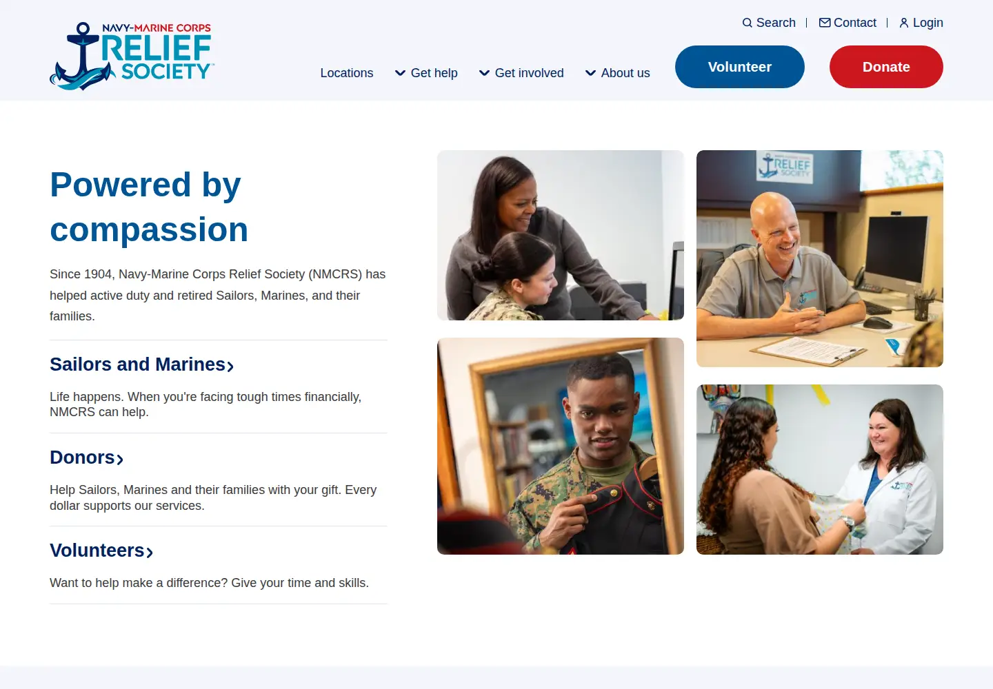 Screenshot of nmcrs.org
