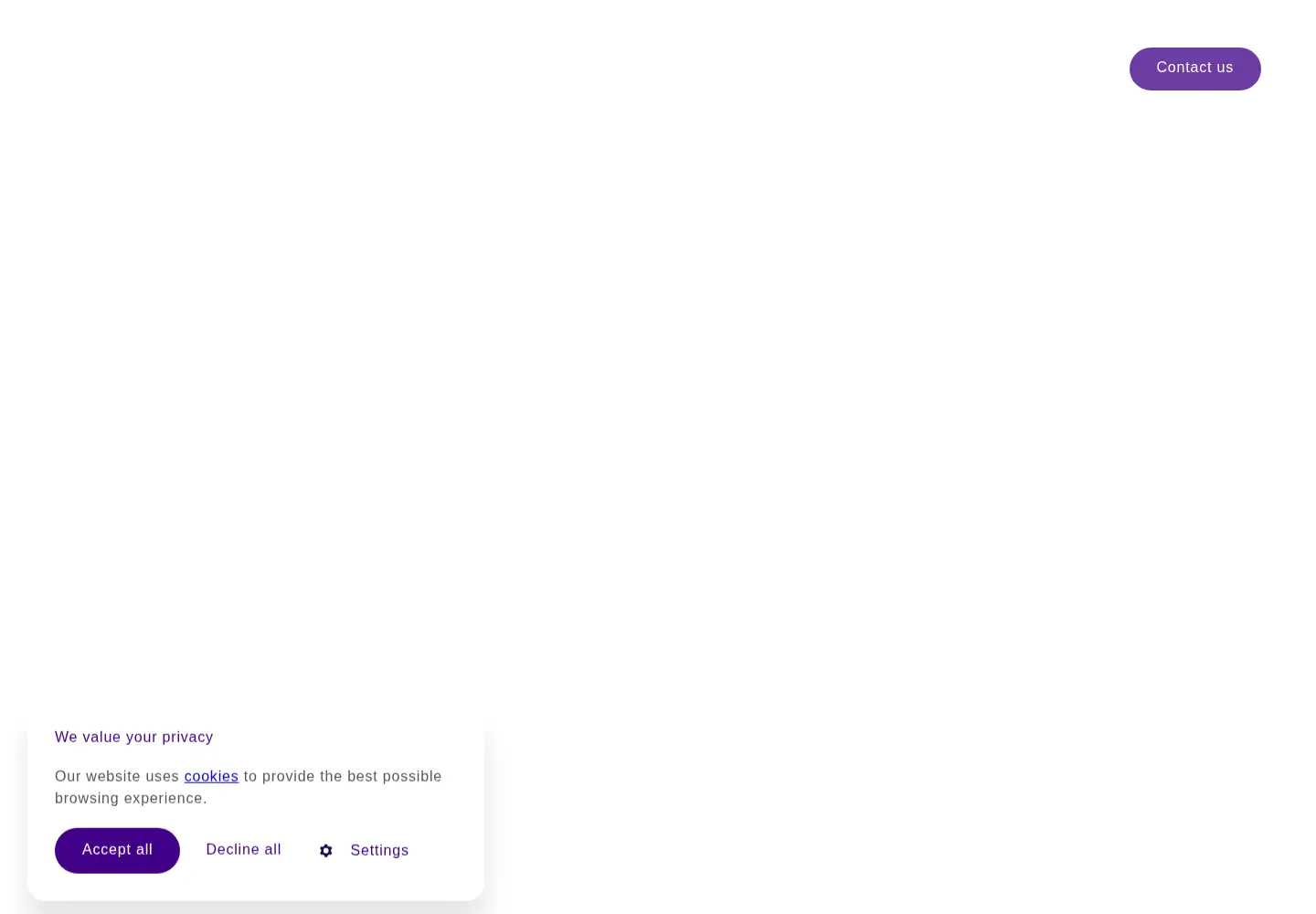 Captured homepage of oxa.tech in the current scan