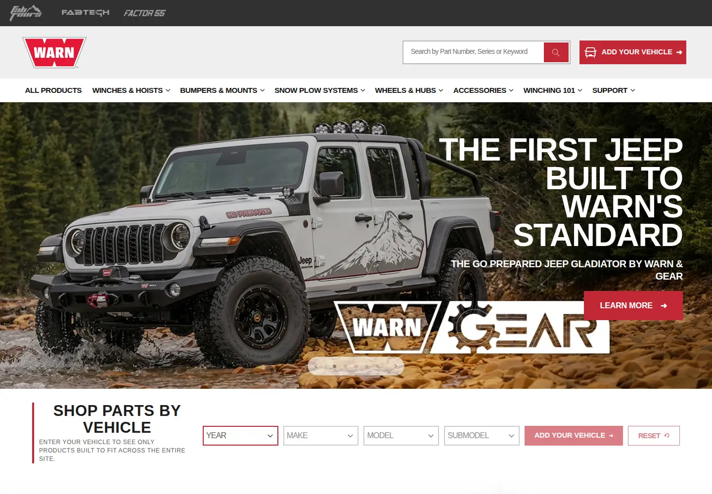 Screenshot of warn.com