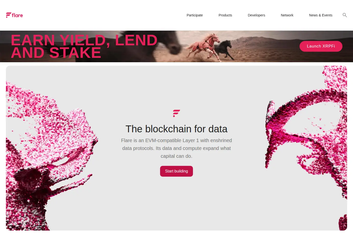 Screenshot of flare.network