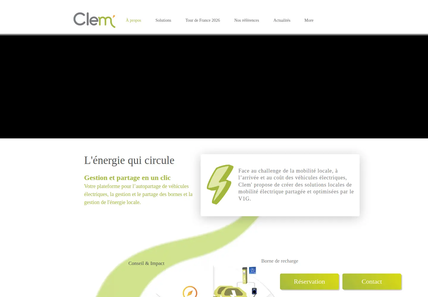 Captured homepage of clem-e.com in the current scan