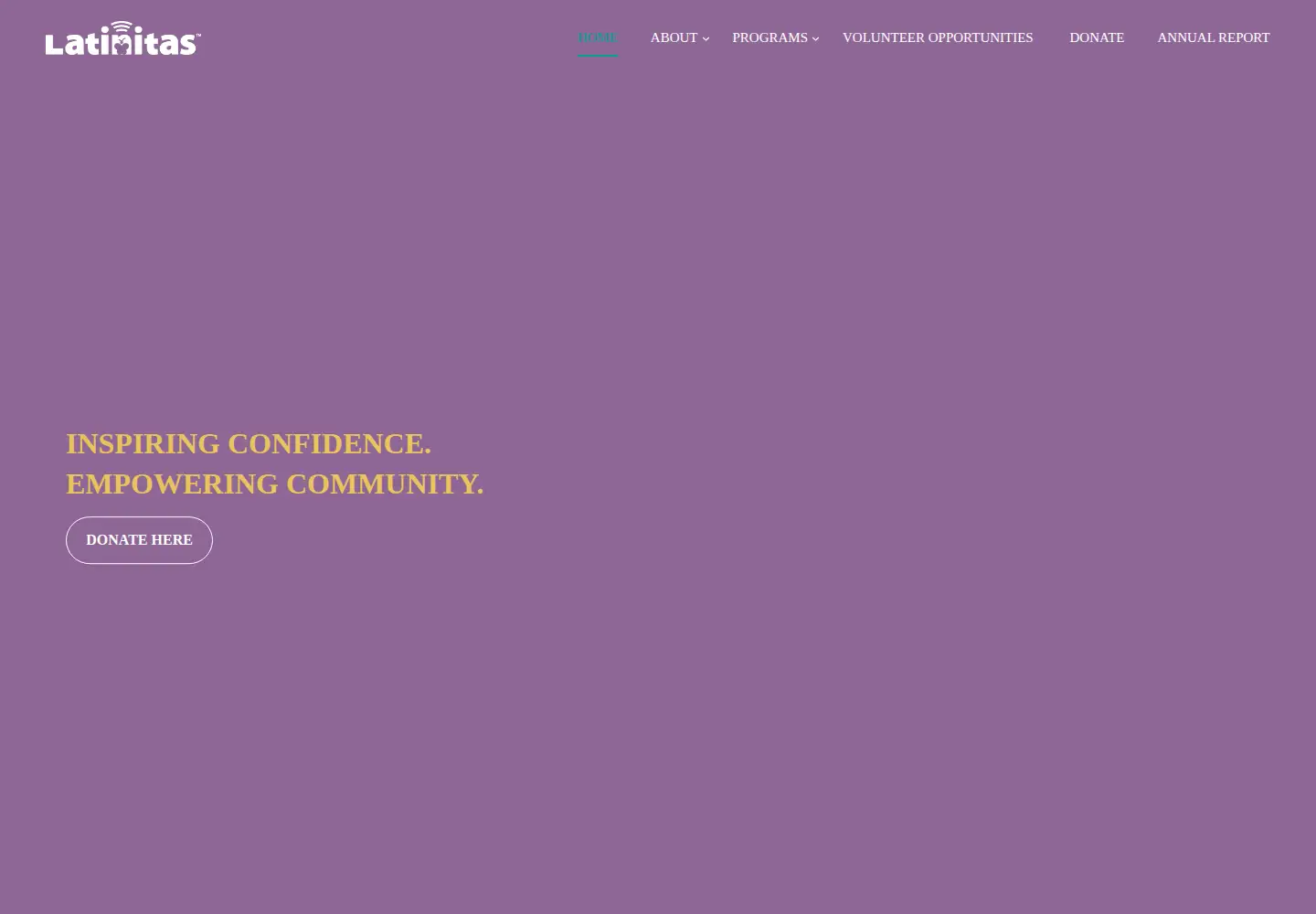 Screenshot of latinitasonline.org