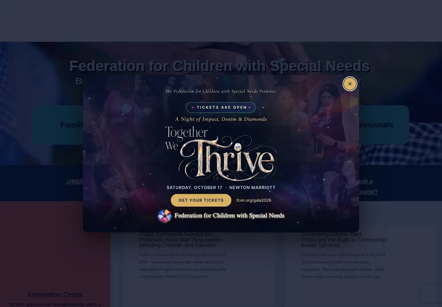 Screenshot of fcsn.org