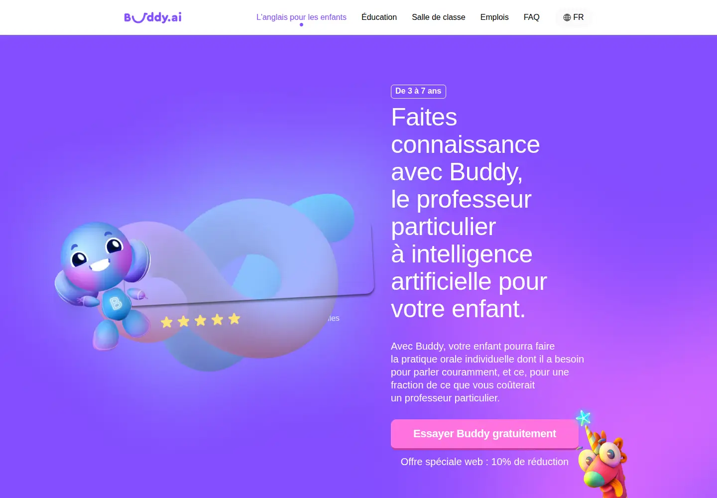Captured homepage of buddy.ai in the current scan