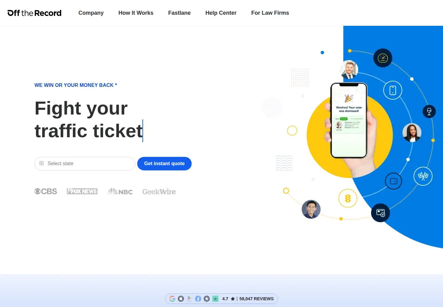 Screenshot of offtherecord.com