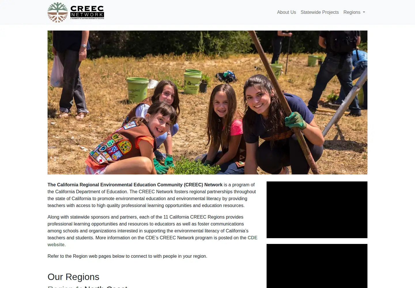Screenshot of creec.org