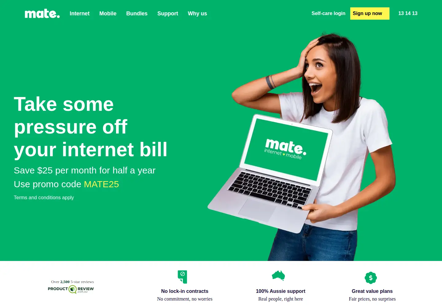 Captured homepage of letsbemates.com.au in the current scan