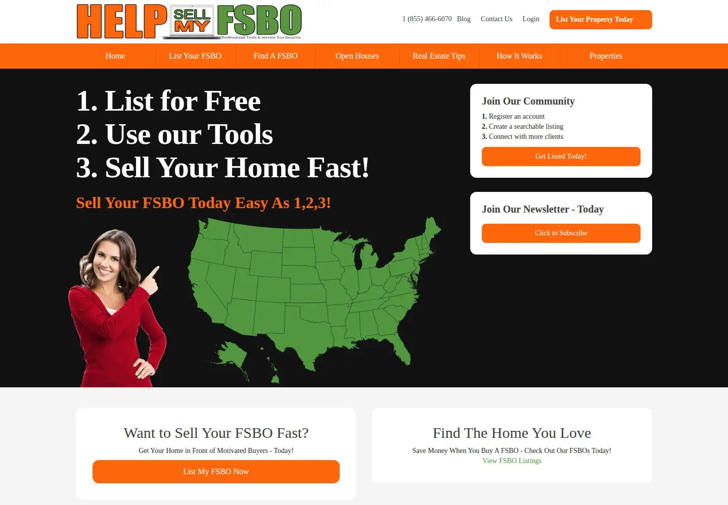 Screenshot of helpsellmyfsbo.com