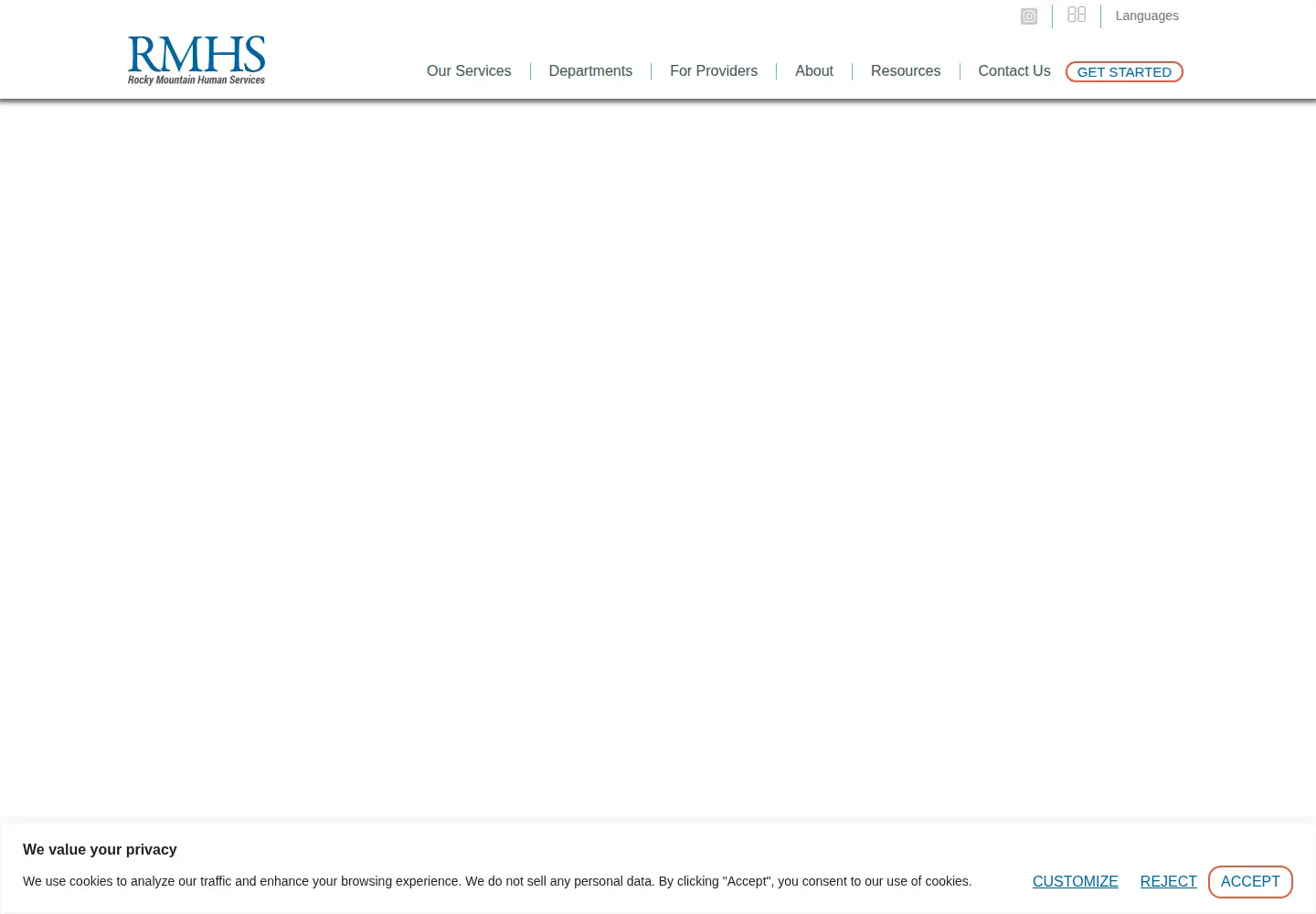 Screenshot of rmhumanservices.org