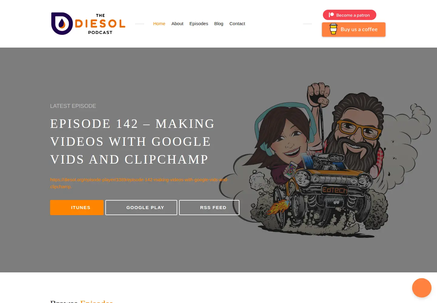 Screenshot of diesol.org