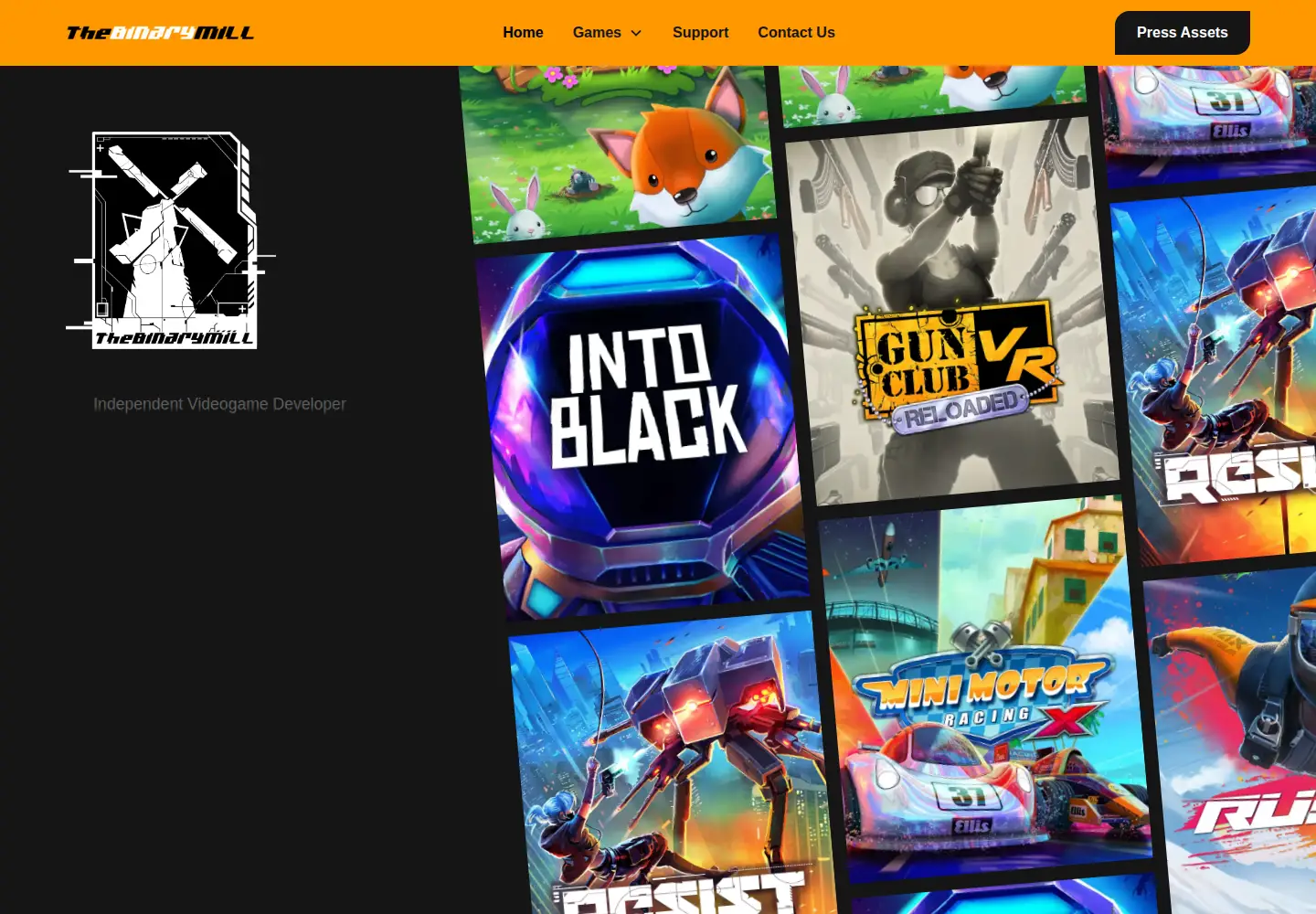 Screenshot of thebinarymill.com