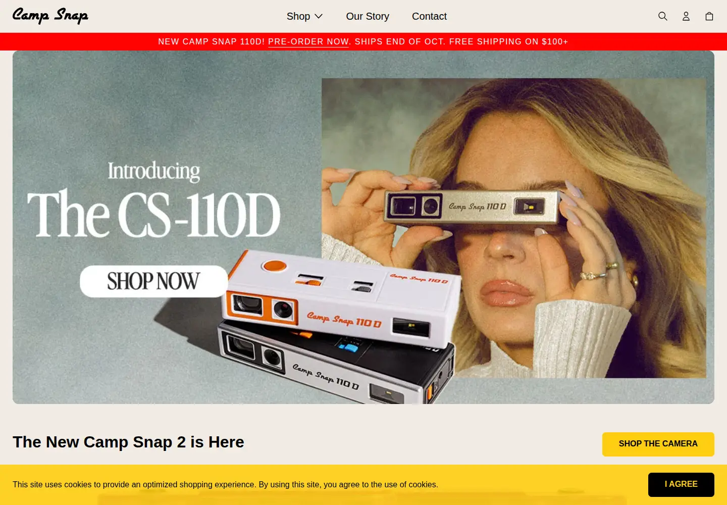 Screenshot of campsnapphoto.com