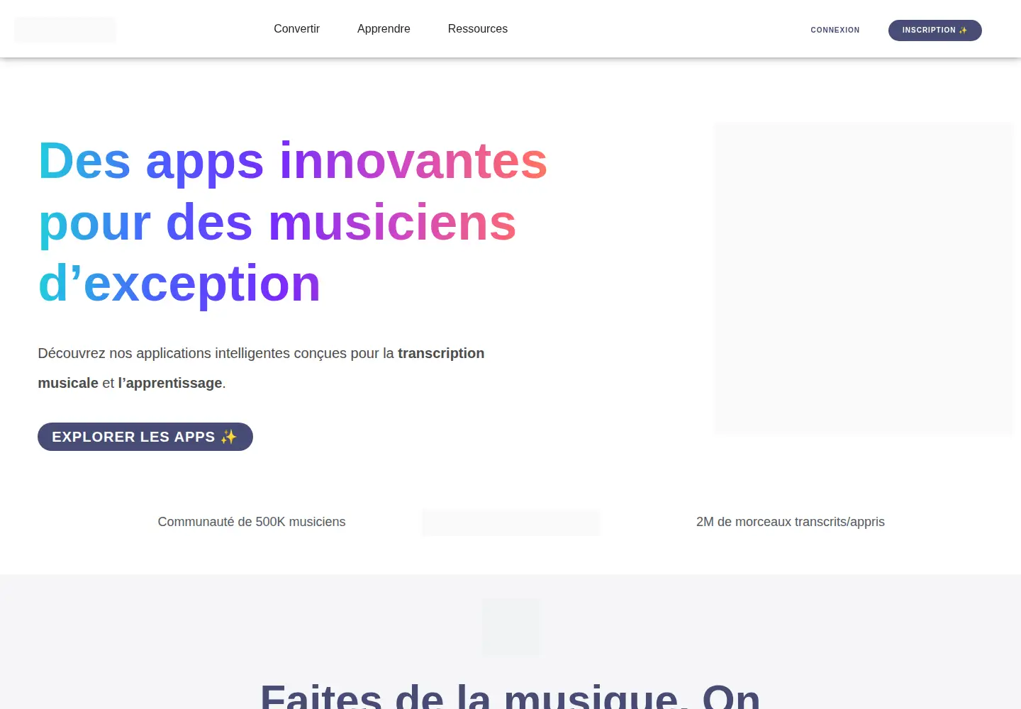 Screenshot of latouchemusicale.com