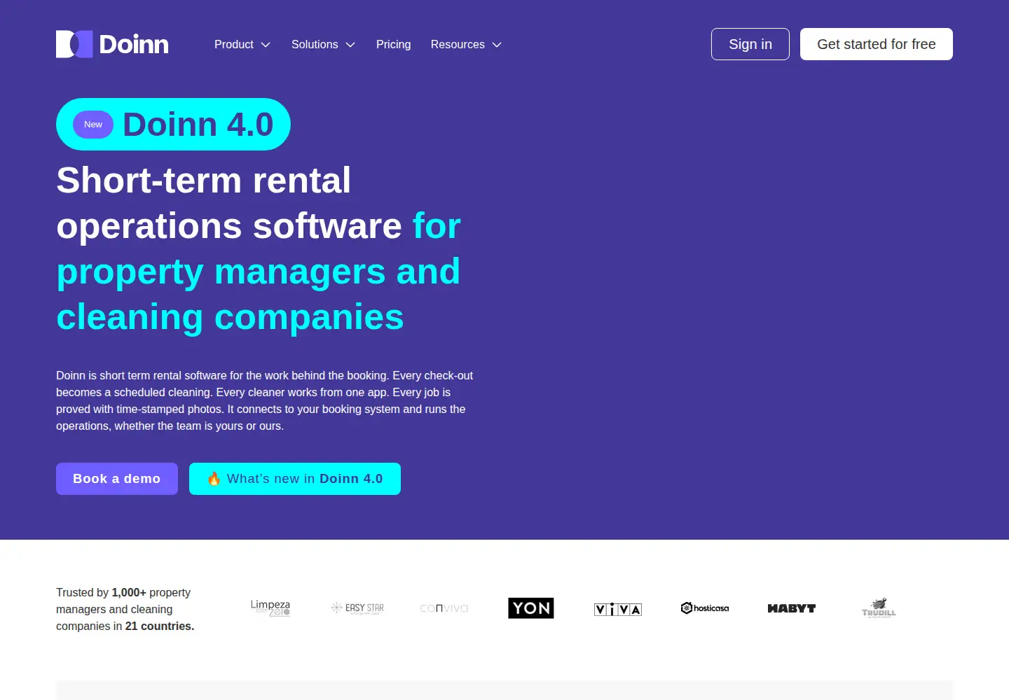 Captured homepage of doinn.co in the current scan