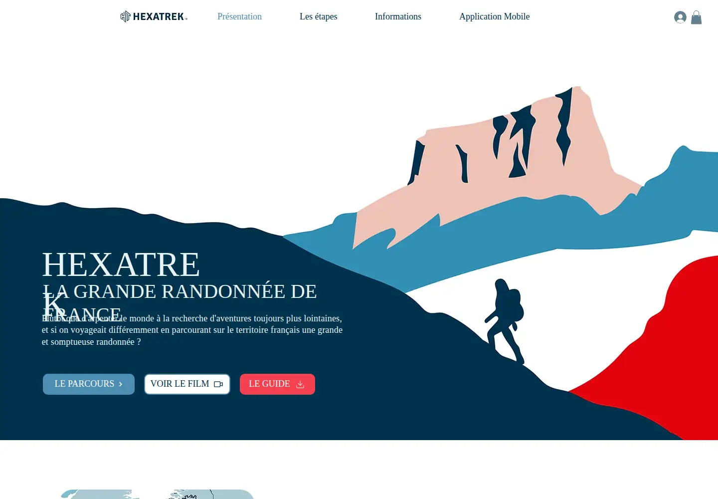 Screenshot of hexatrek.com