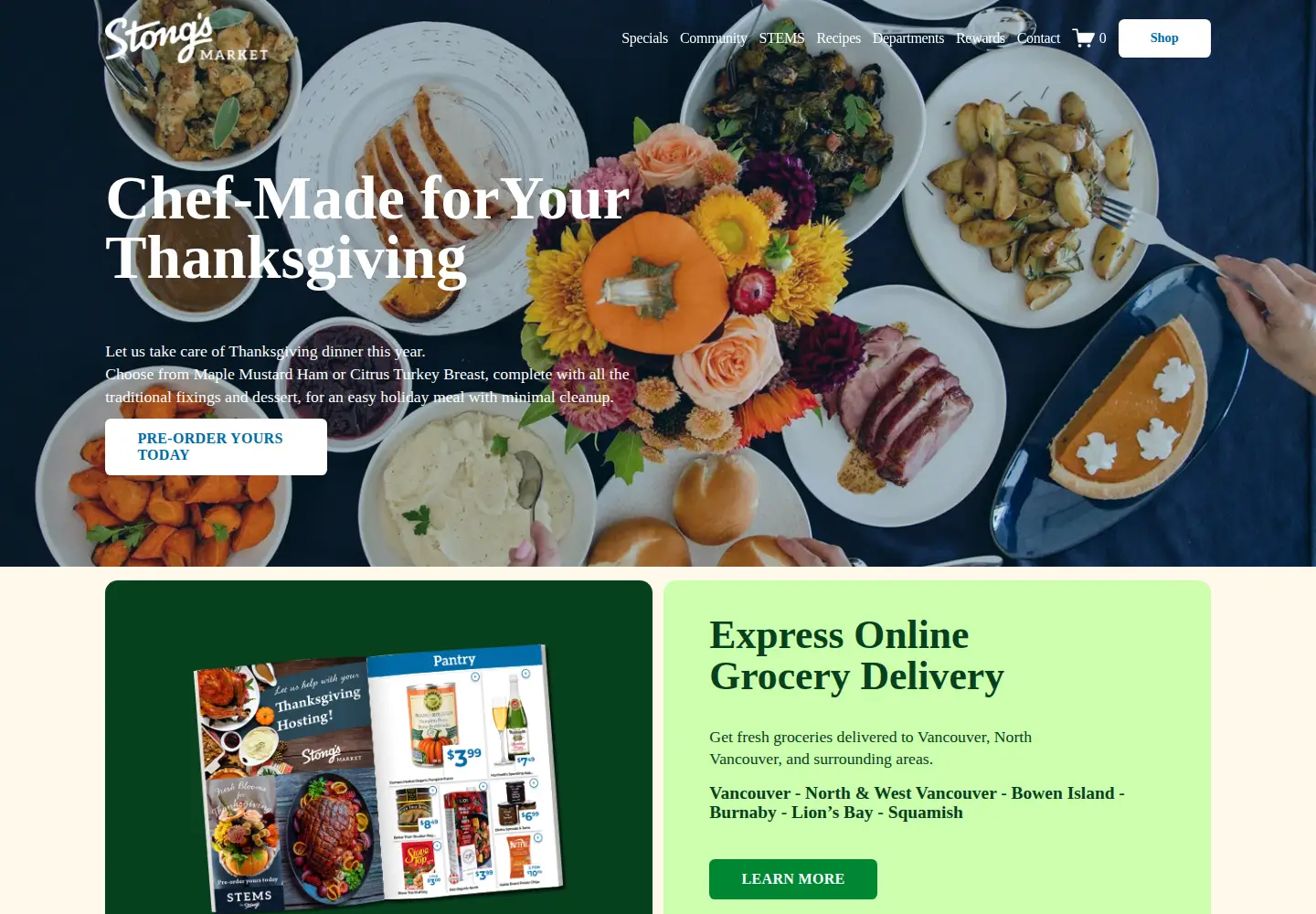 Screenshot of stongs.com