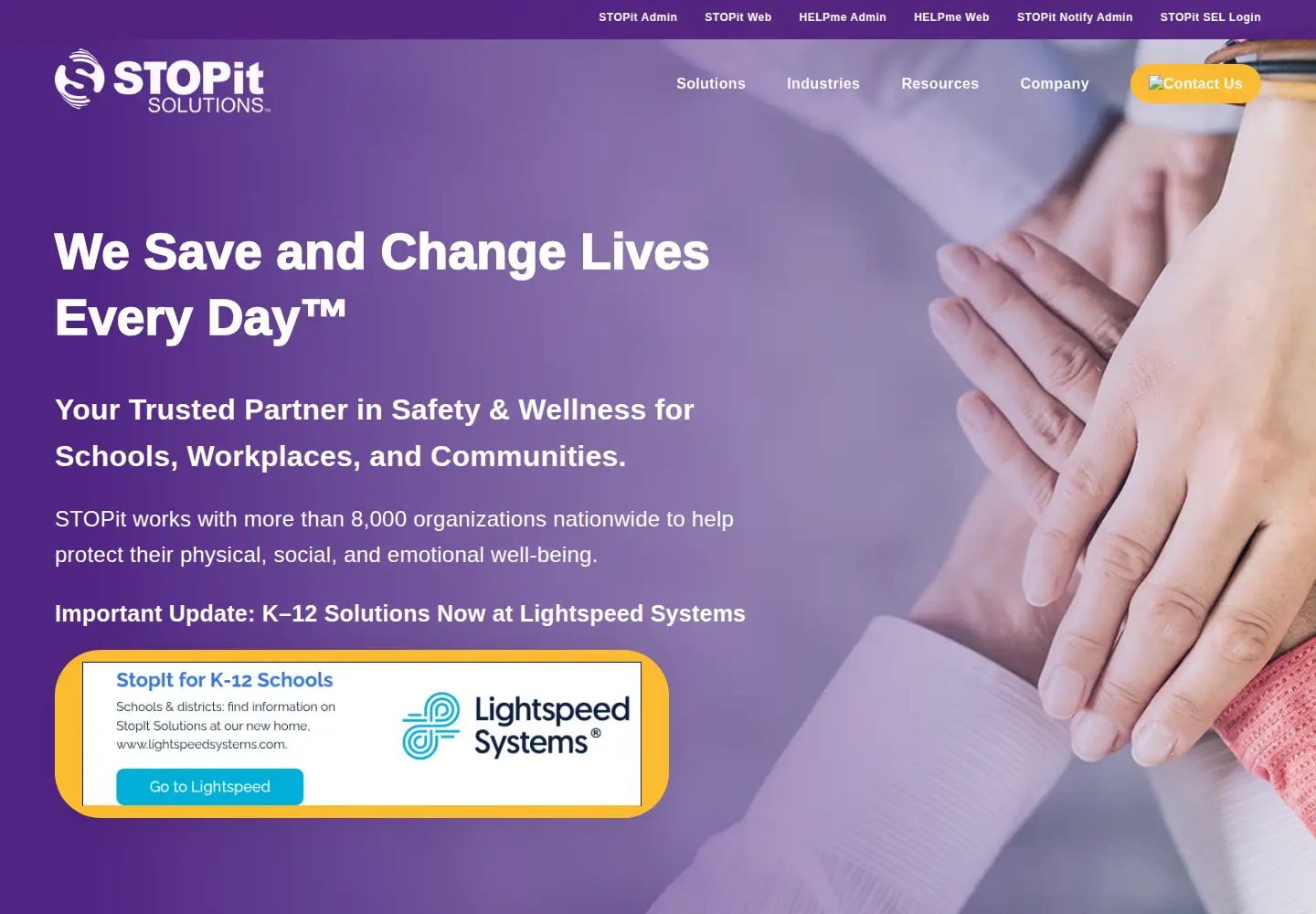 Screenshot of stopitsolutions.com