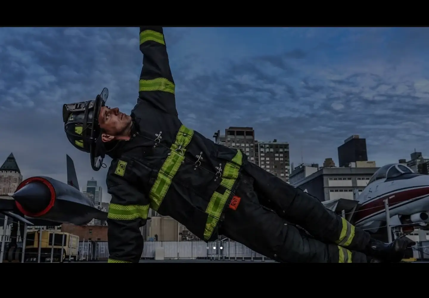 Screenshot of yogaforfirstresponders.org