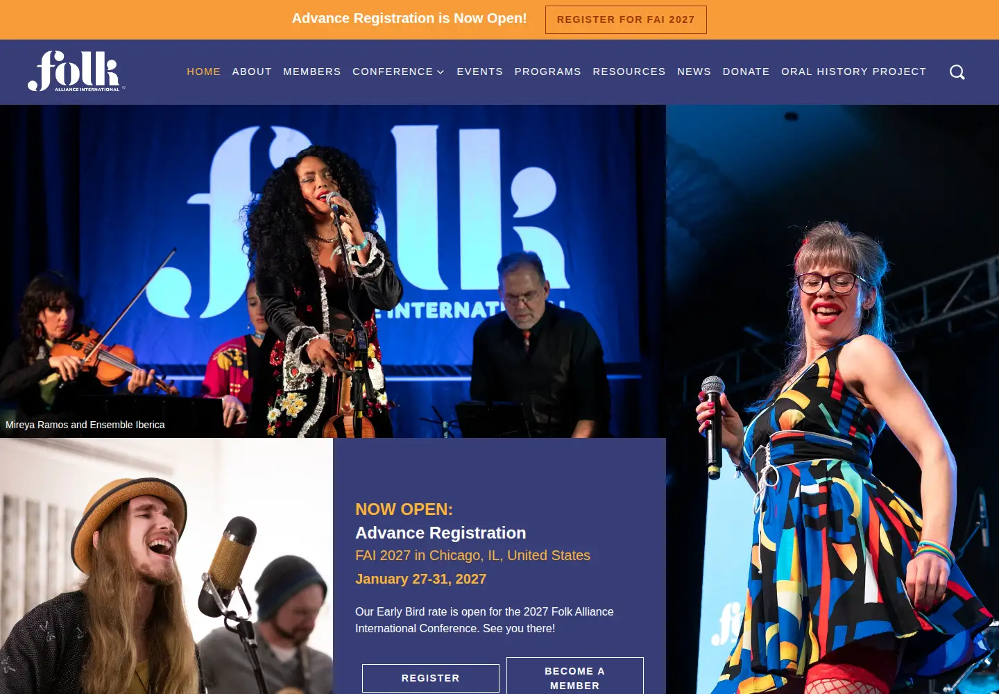 Screenshot of folk.org