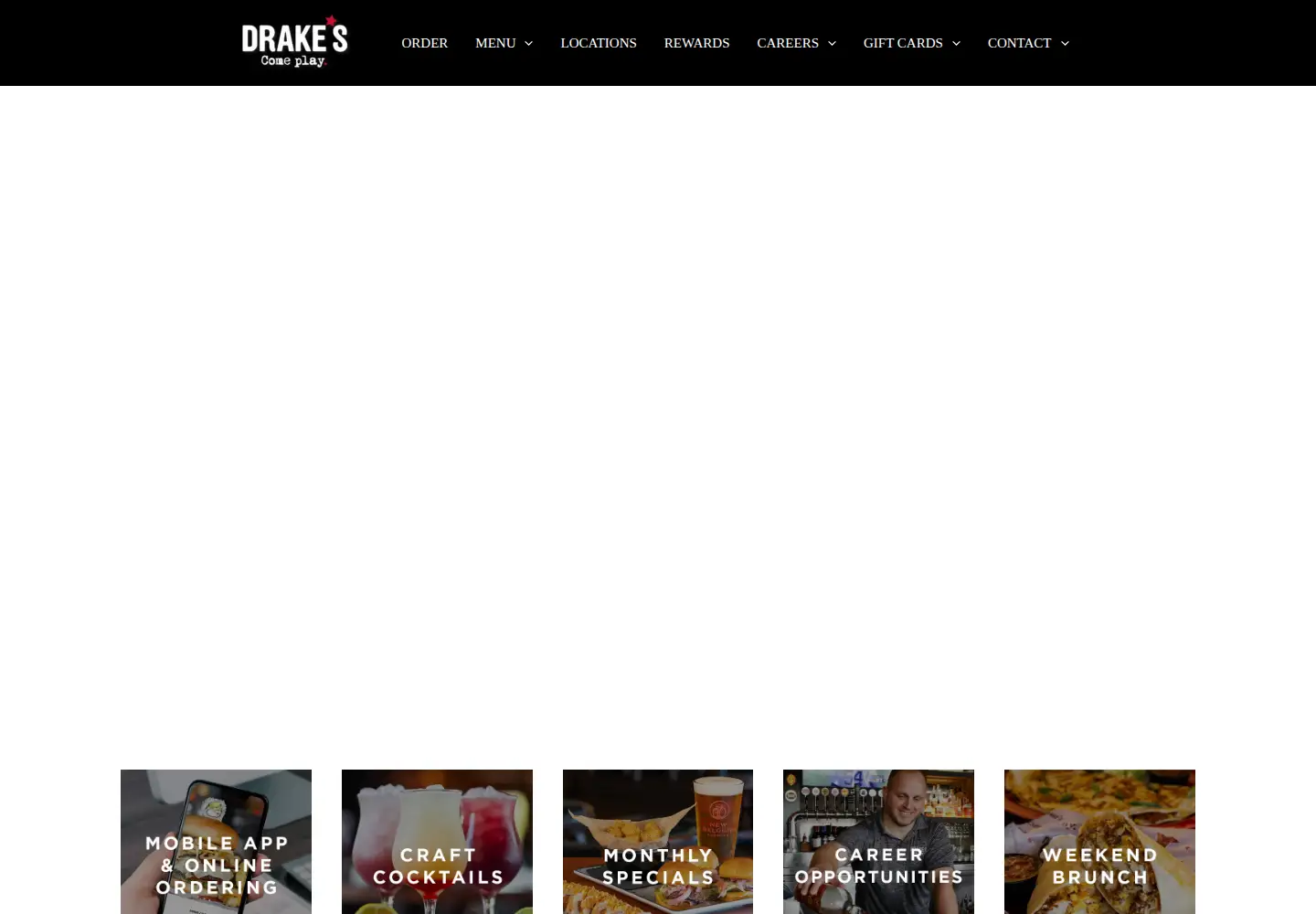Screenshot of drakescomeplay.com