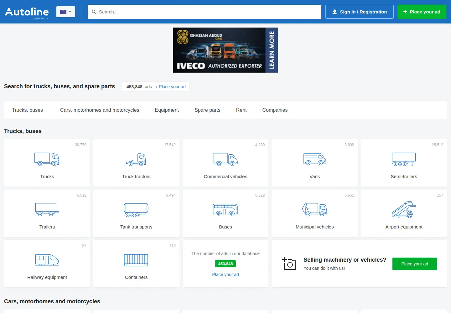 Screenshot of autoline.info
