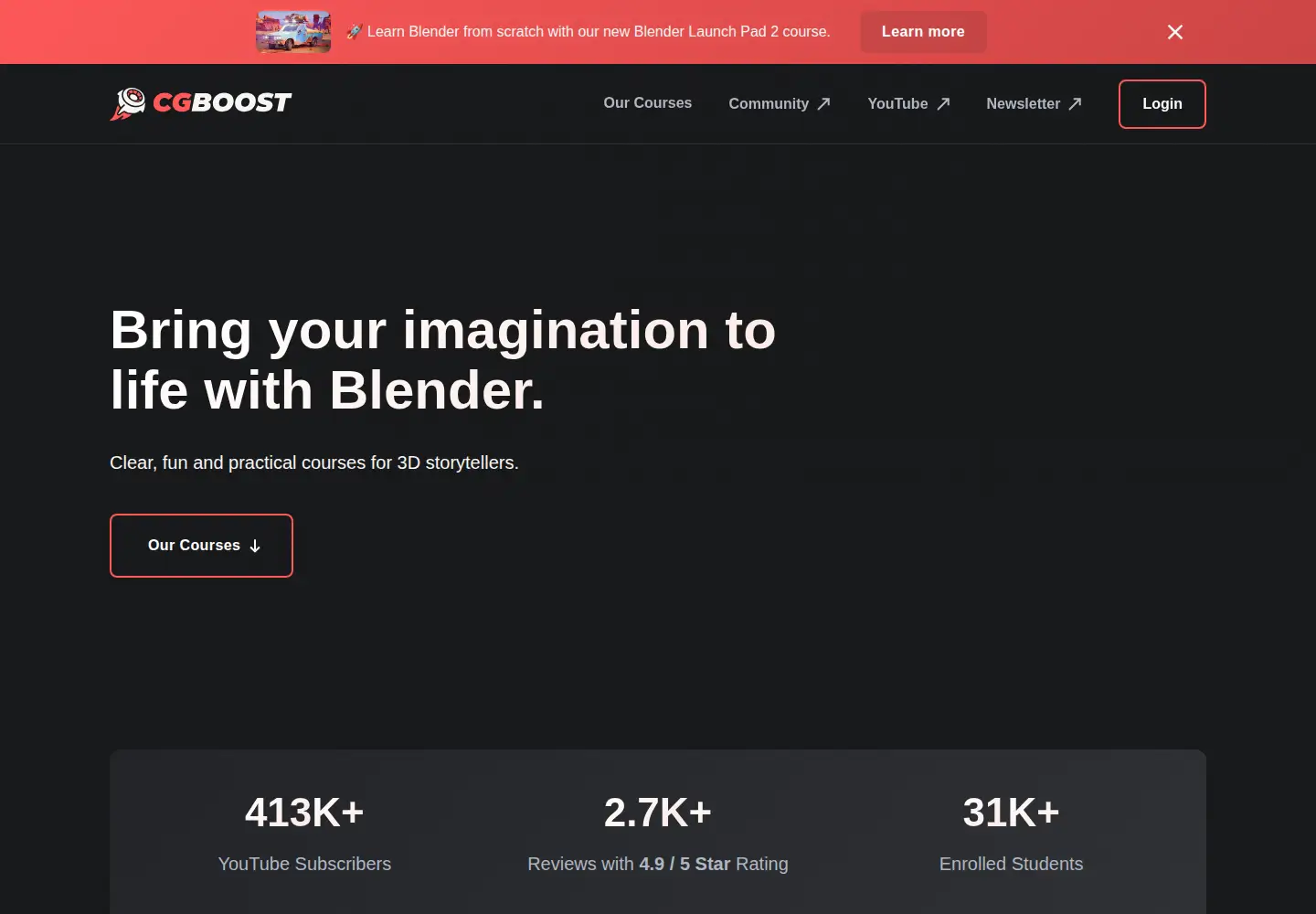 Captured homepage of cgboost.com in the current scan