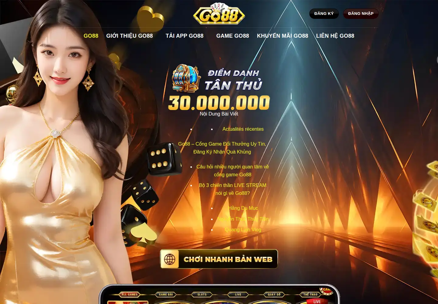 Screenshot of go88vn.promo