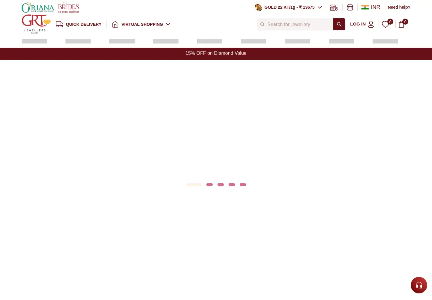 Screenshot of grtjewels.com