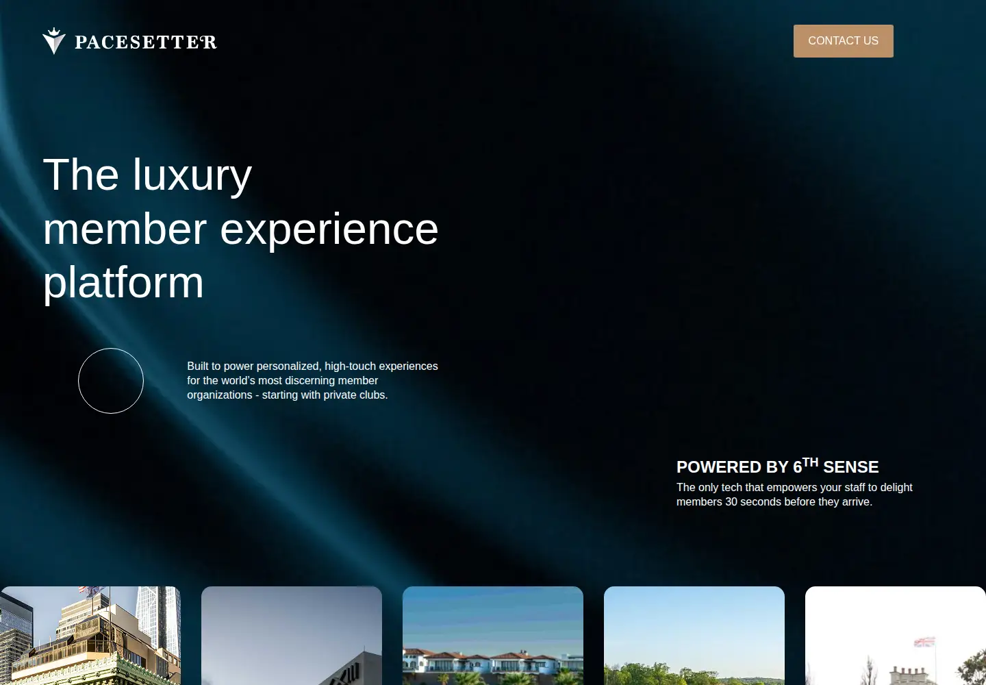 Captured homepage of pacesettertechnology.com in the current scan
