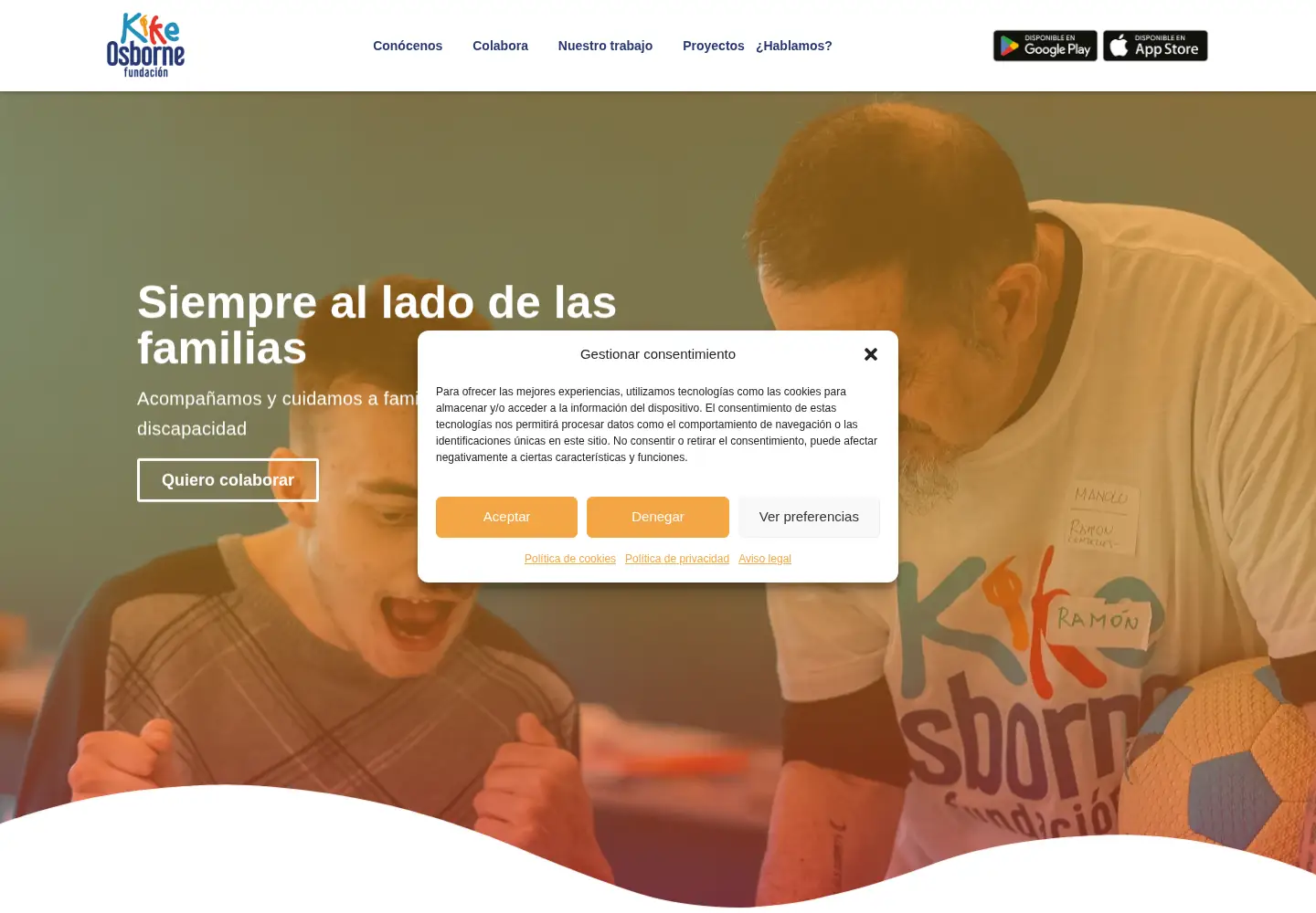 Captured homepage of fundacionbertinosborne.org in the current scan