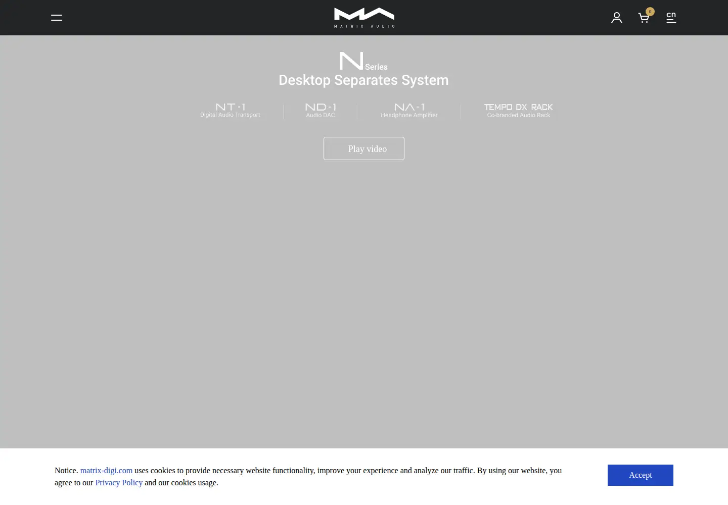 Screenshot of matrix-digi.com