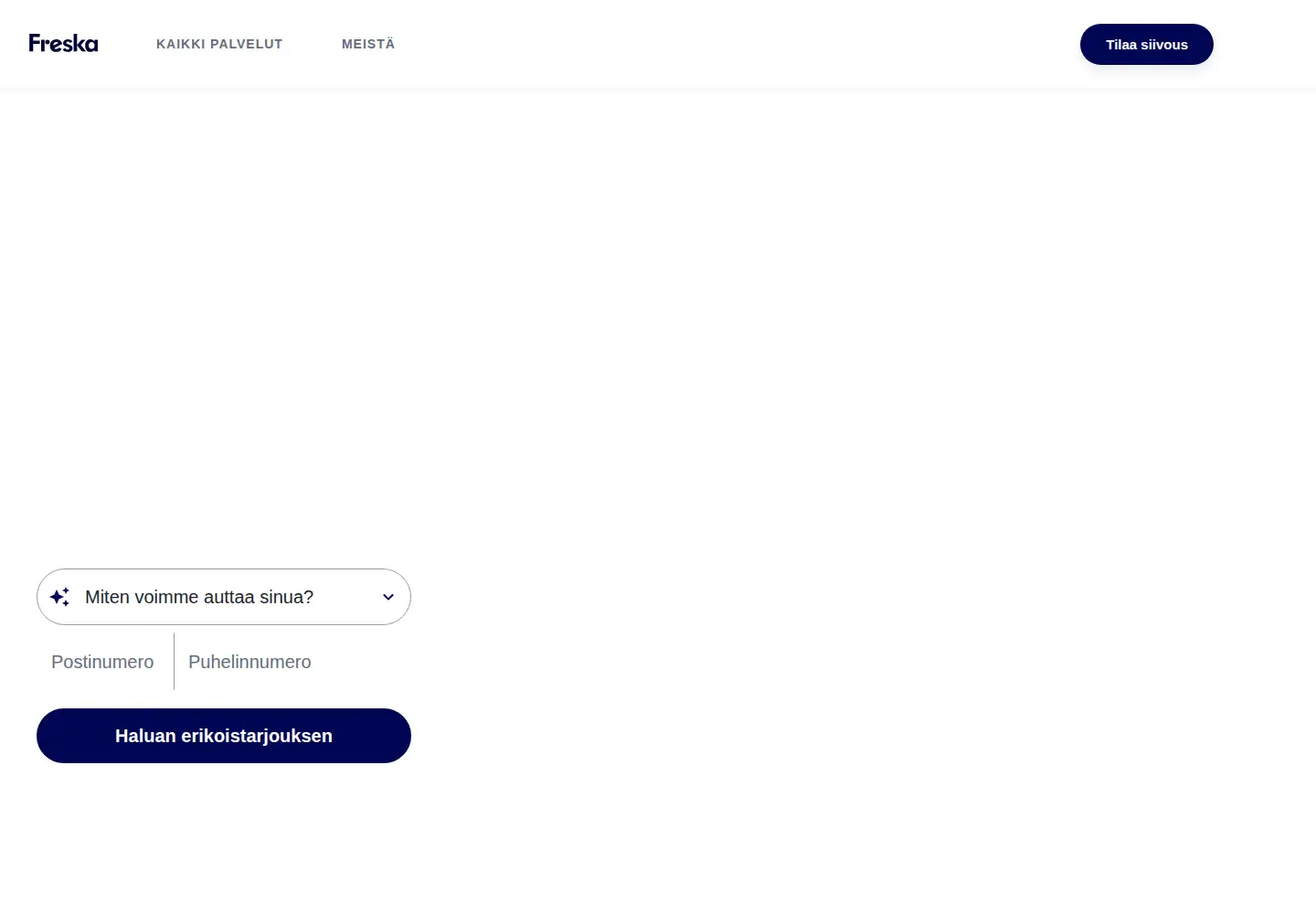 Screenshot of freska.fi