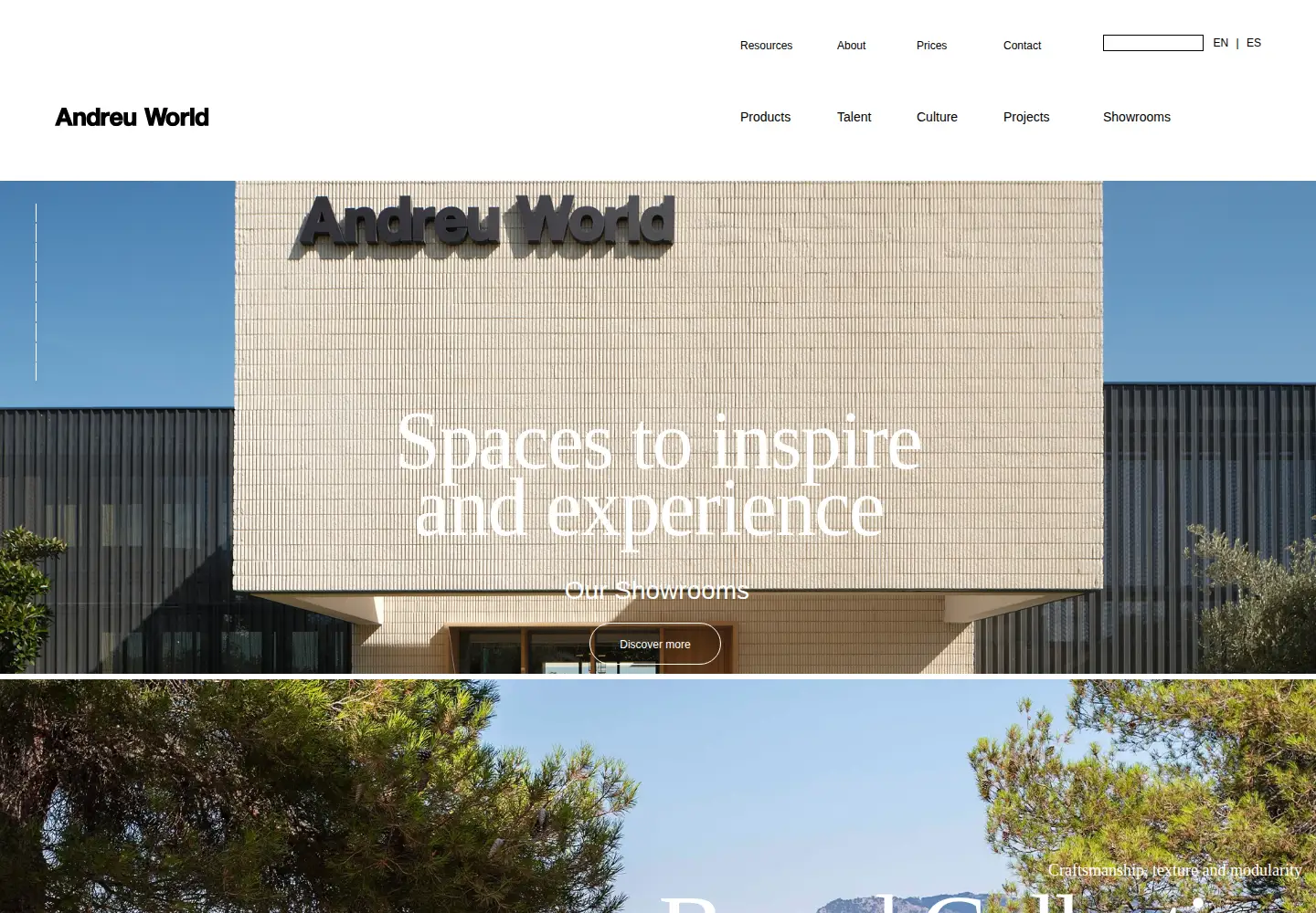 Captured homepage of andreuworld.com in the current scan