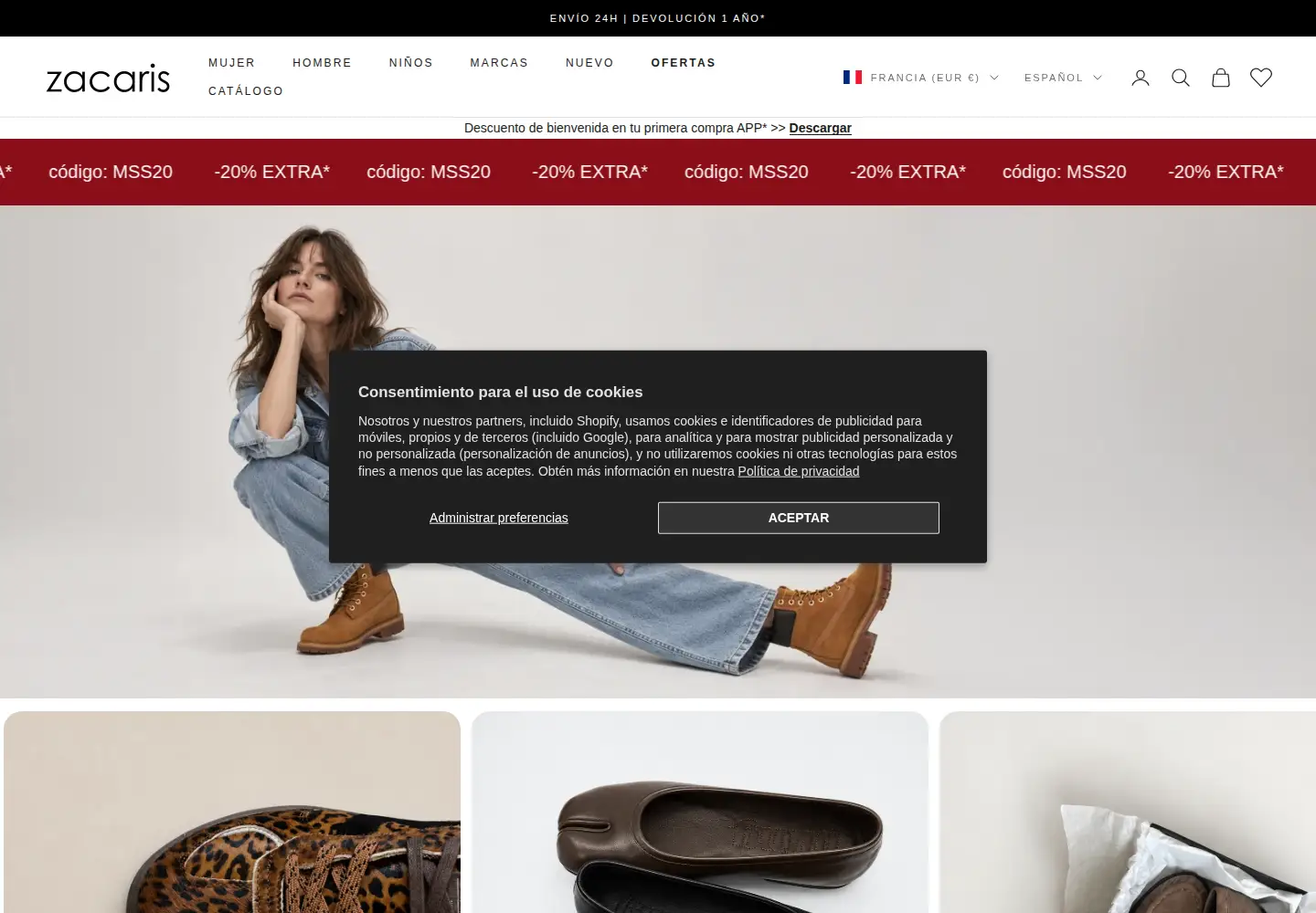 Screenshot of zacaris.com