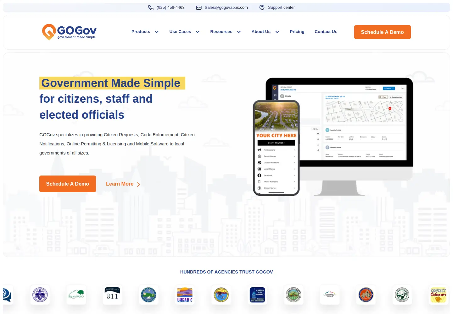 Captured homepage of gogovapps.com in the current scan